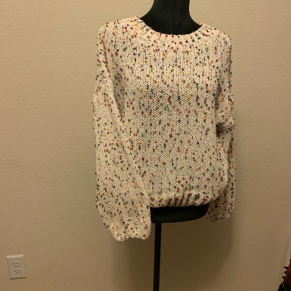 Multicolor Casual Knit Pullover. - image 2